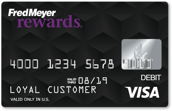 Fred Meyers Rewards prepaid cards